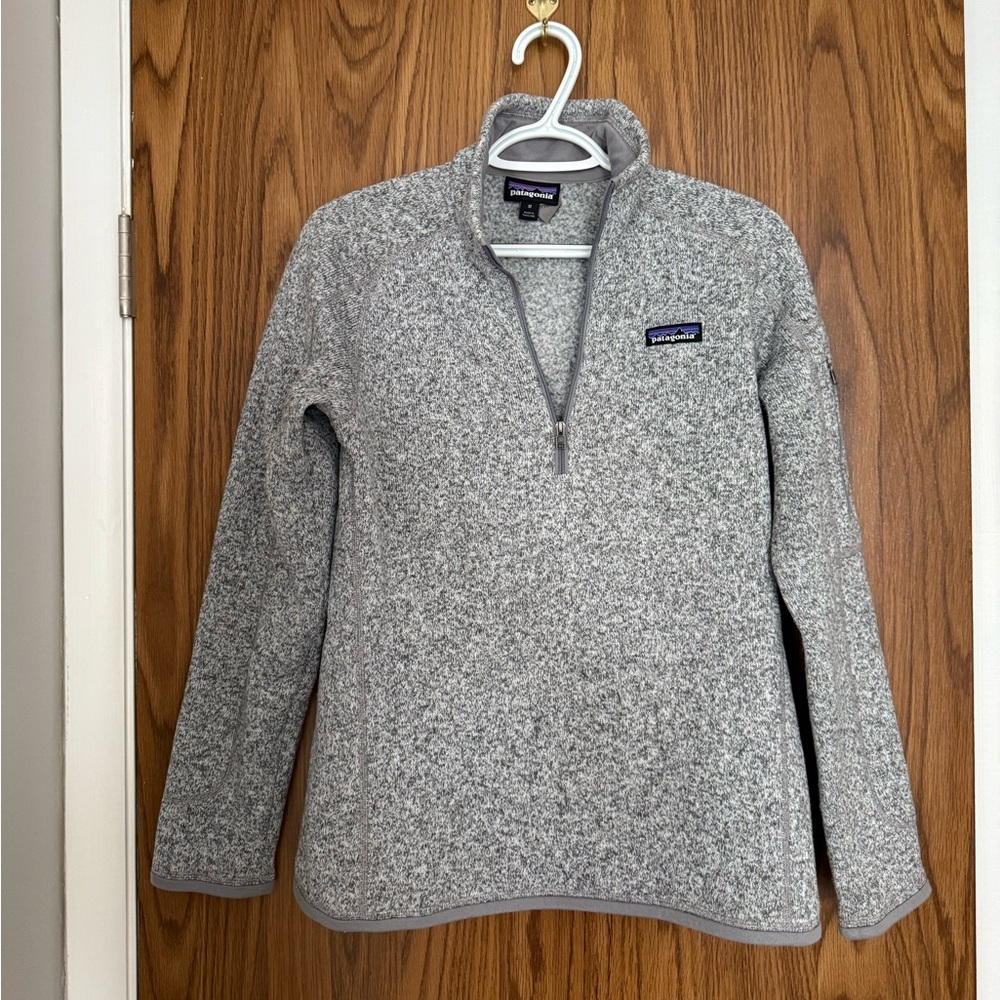 Patagonia Ladies Zip-Up Sweater in Gray